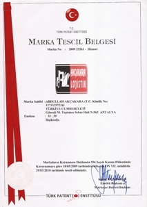 Akçakara Lojistik MTB kalite sertifikası